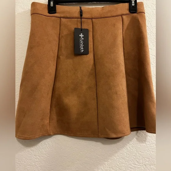 ***NWT*** Faux Suede Skirt - Picture 2 of 8